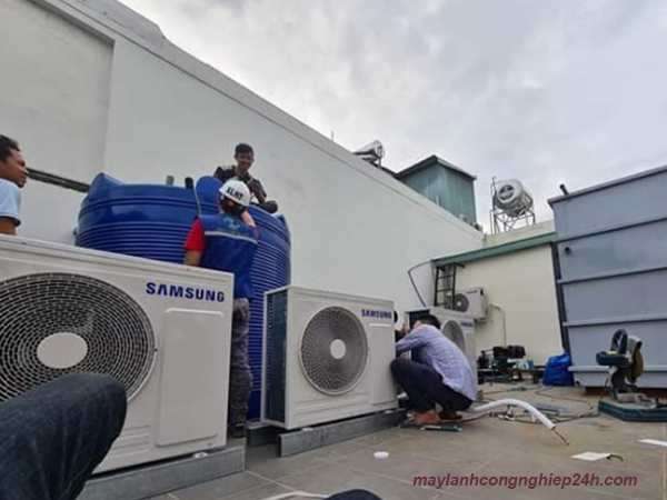 Lắp đặt máy lạnh công nghiệp Thuận An
